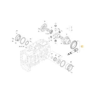Koło zębate stożkowe spiralne KIOTI T4920-26111