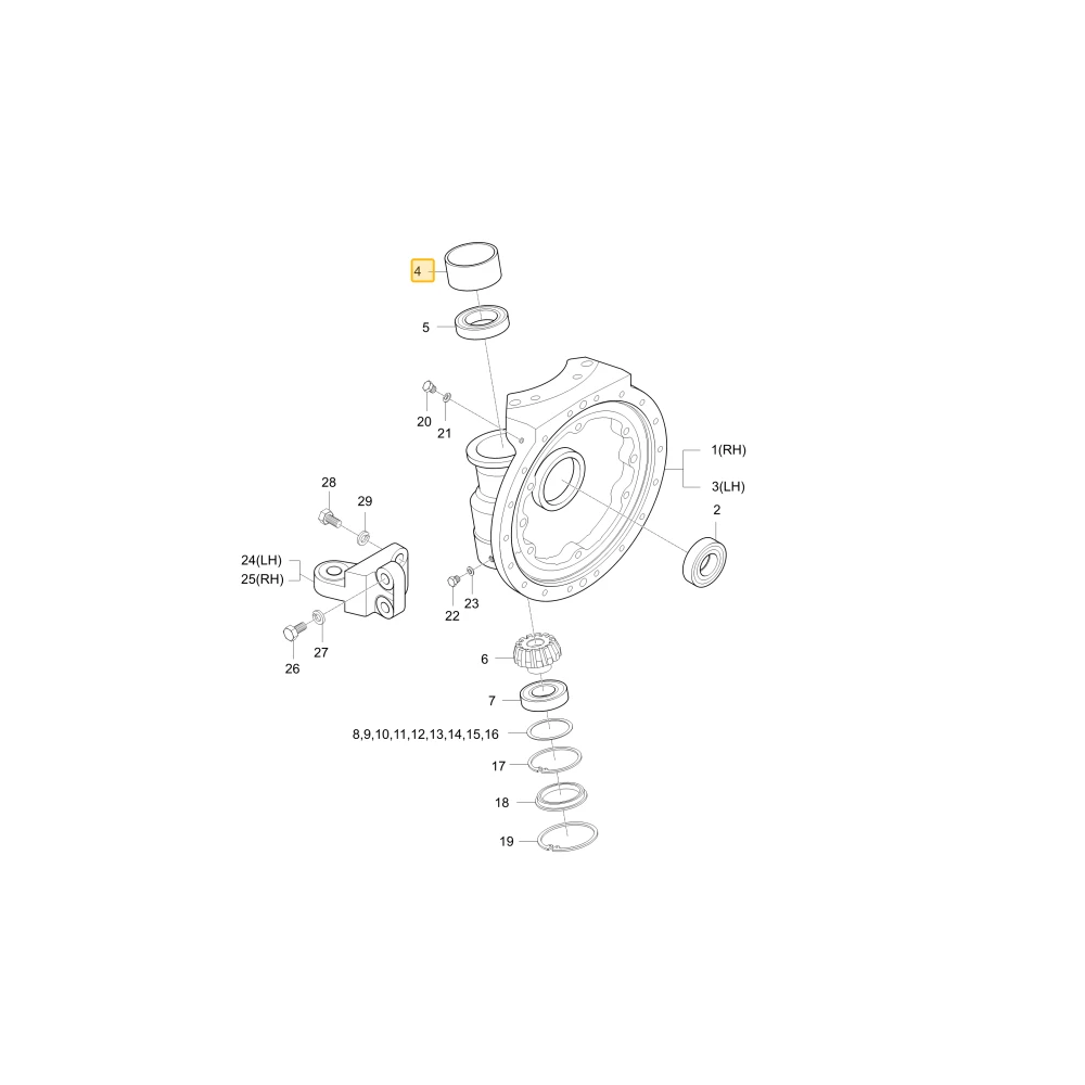 Tuleja Dx KIOTI T4930-43601