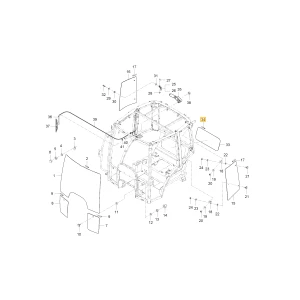 Uszczelka drzwi szyby KIOTI T4930-82541