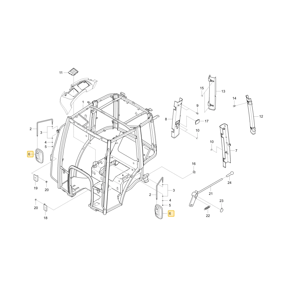 Lusterko Rv KIOTI T4930-83001