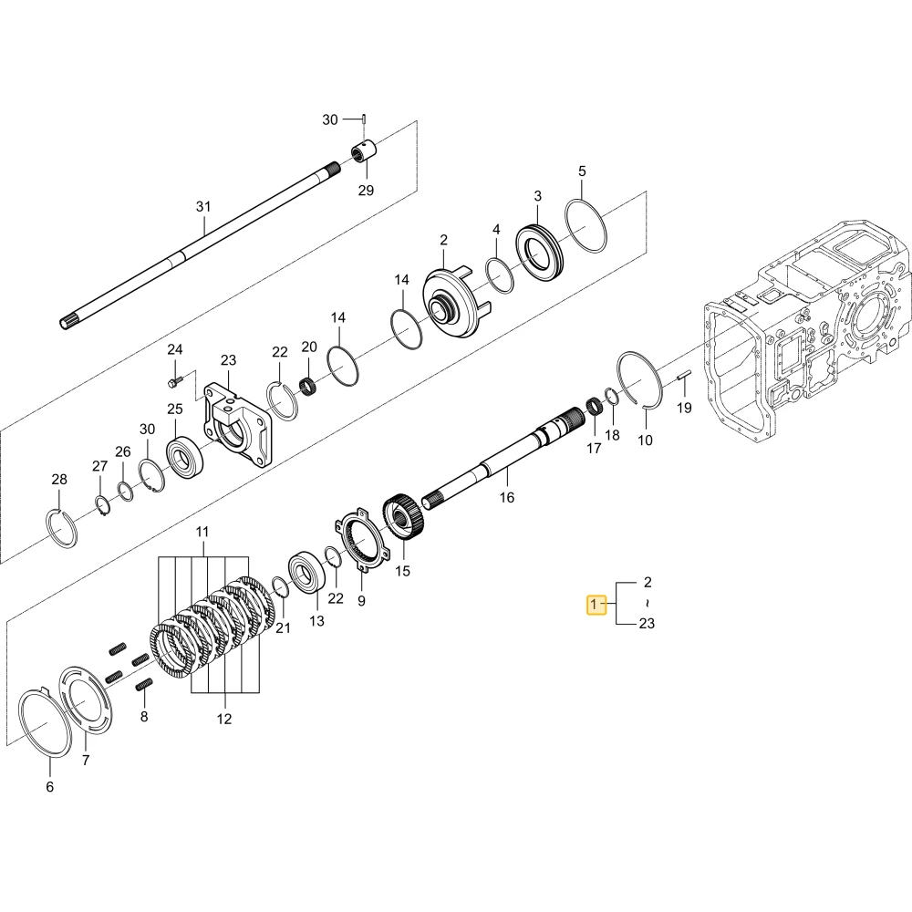 Sprzęgło WOM KIOTI T4935-25602