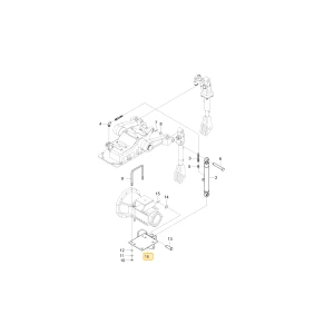 Wspornik siłownika Assist Ram KIOTI T4980-31084