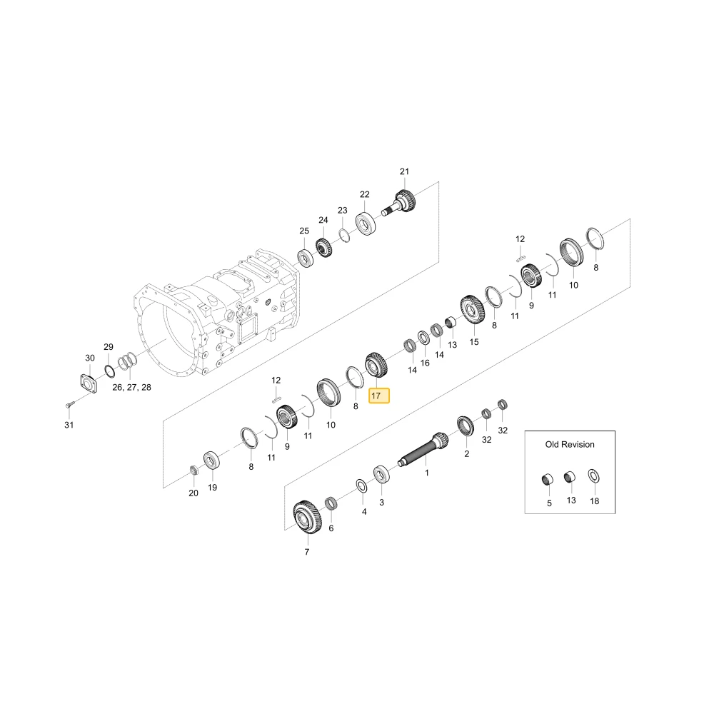 Koło zębate 31 KIOTI T5189-21731