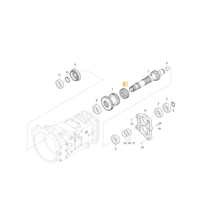 Koło zębate 27 KIOTI T5189-22521
