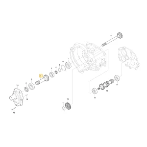 Wał koła zębatego 29 KIOTI T5210-21514