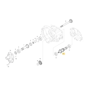 Wał koła zębatego KIOTI T5210-21535