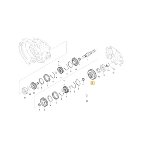 Koło zębate 38 KIOTI T5210-21743