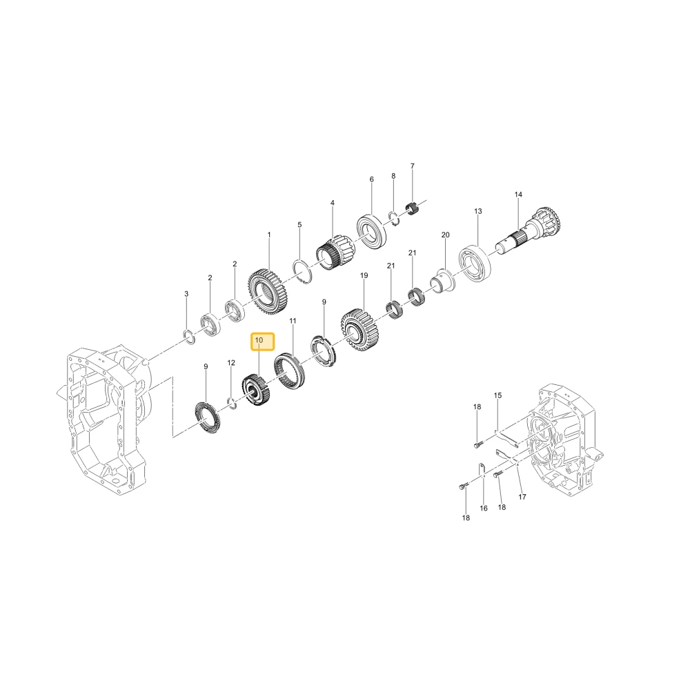 Piasta synchronizatora KIOTI T5210-21811