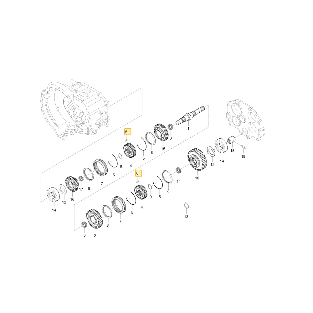 Kluczyk synchronizatora KIOTI T5210-21831