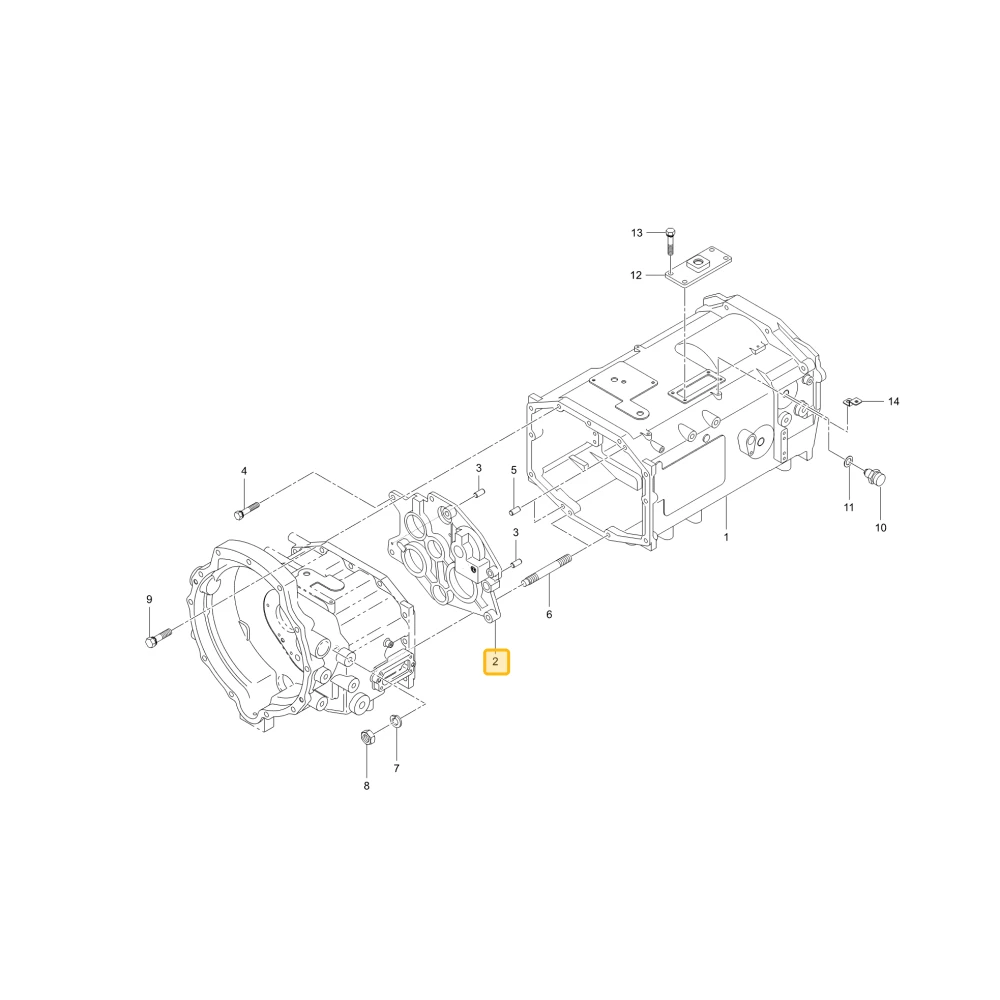 Pokrywa łożyska KIOTI T5210-22704