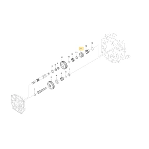 Mechanizm zmiany biegów pełzający KIOTI T5210-23752