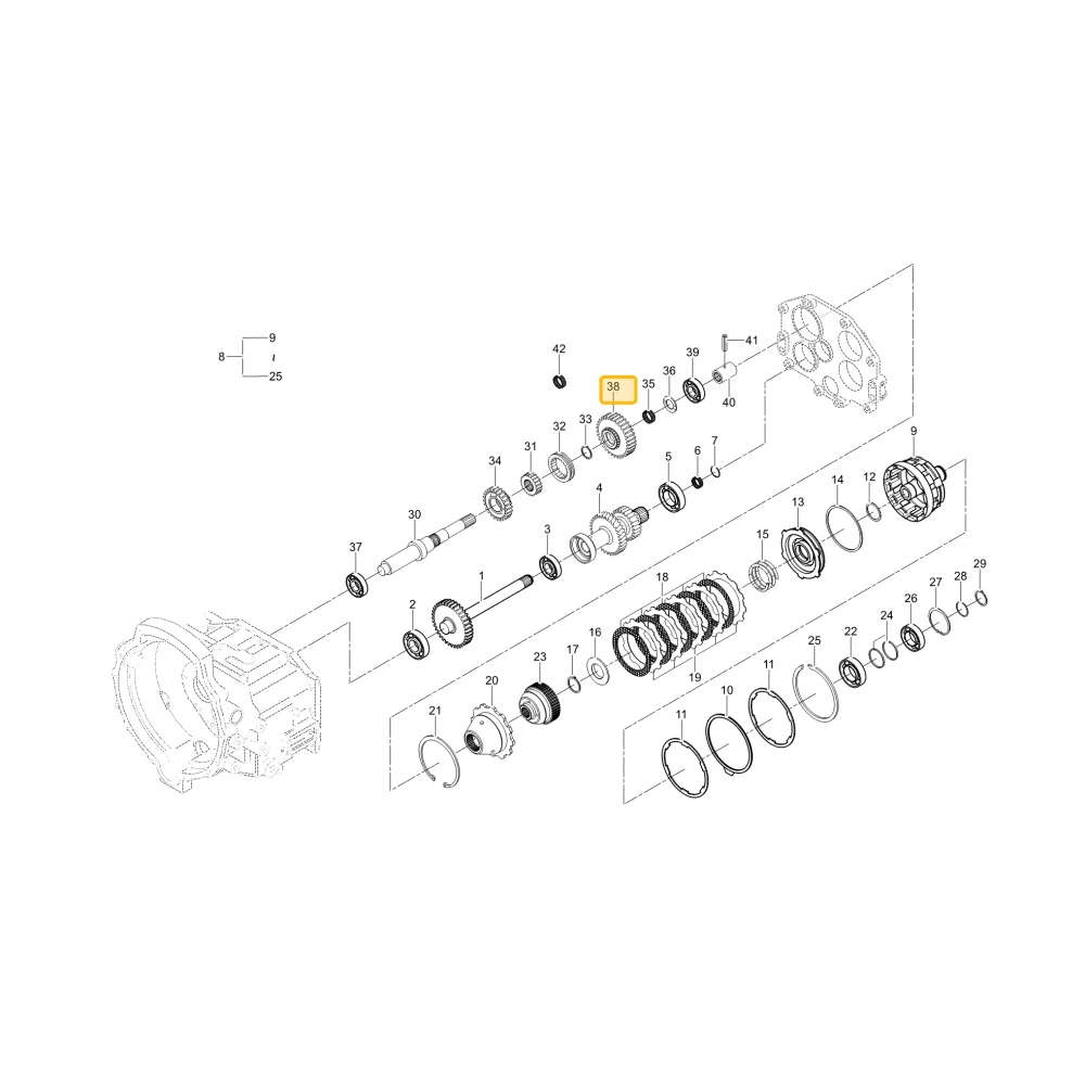 Koło zębate 33 KIOTI T5210-25142