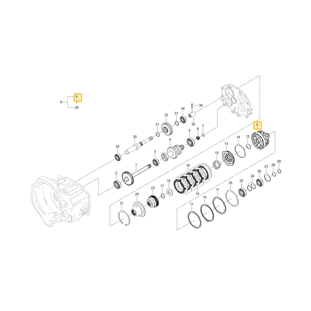 Korpus sprzęgła KIOTI T5210-25612