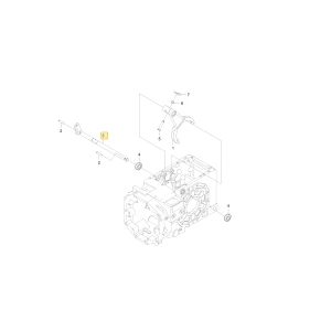 Drążek mechanizmu różnicowego widełek KIOTI T5210-26681