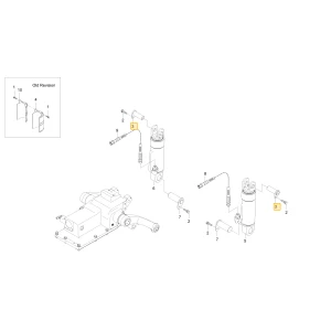 Sworzeń cylindra podnośnika KIOTI T5210-35511