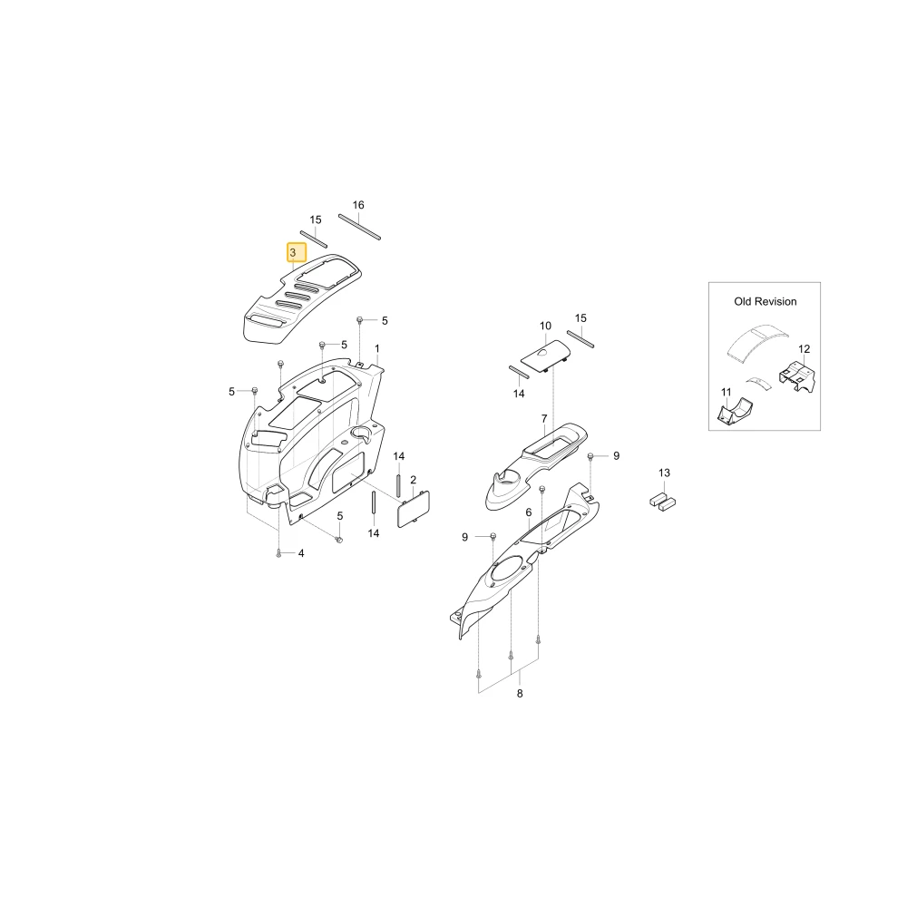 Prawa dźwignia GUIDE2 KIOTI T5210-64262