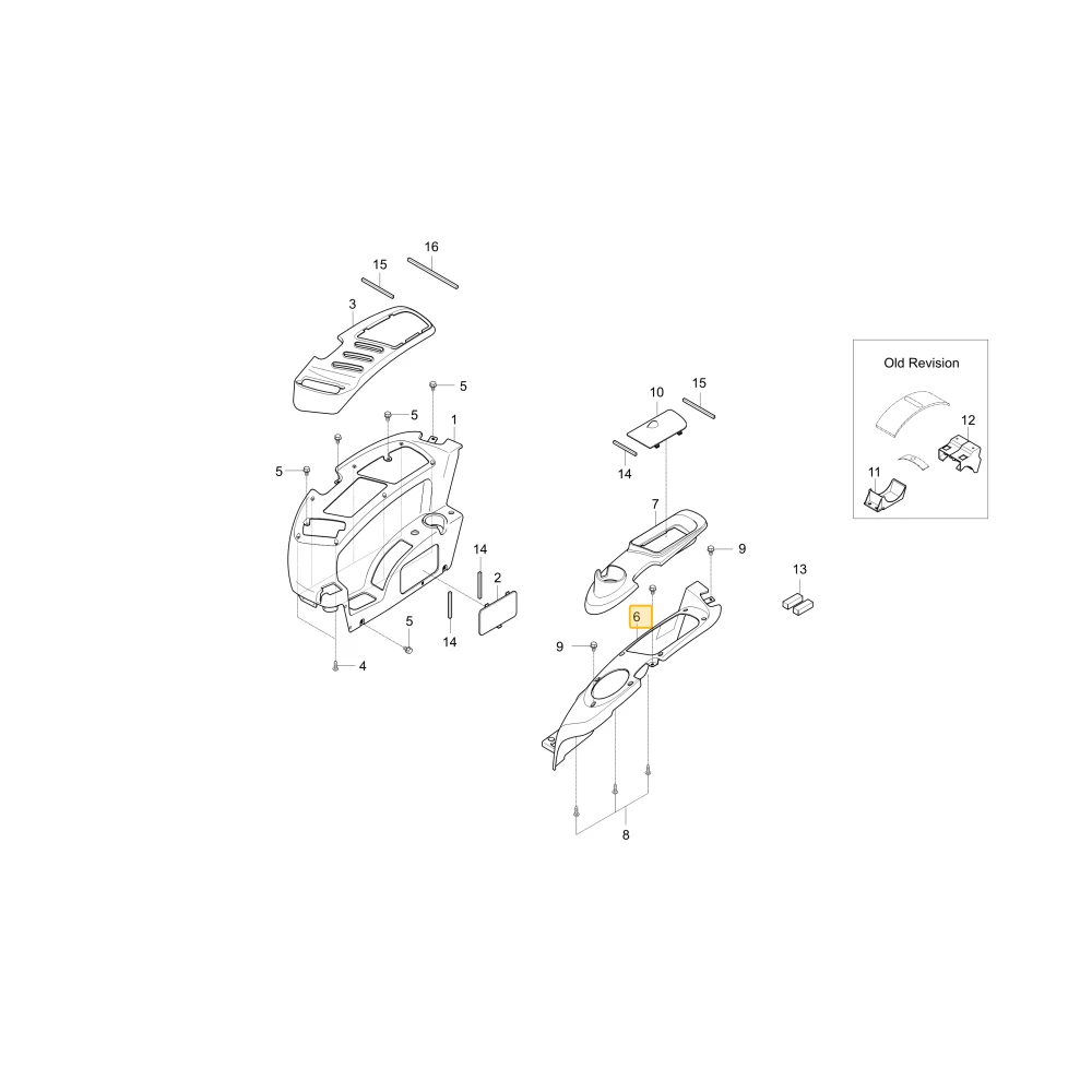 Prowadnica lewej dźwigni 1 KIOTI T5210-64314