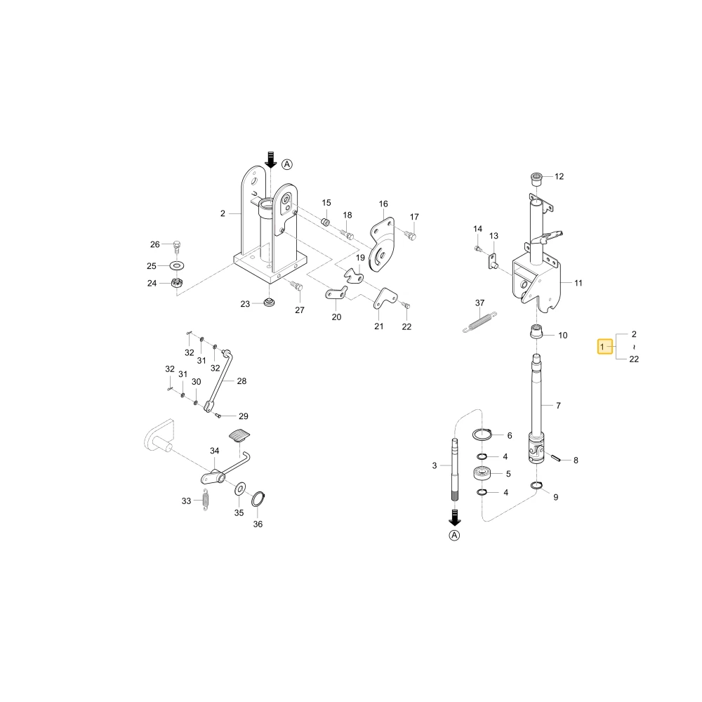 Kierowniczy KIOTI T5210-66005