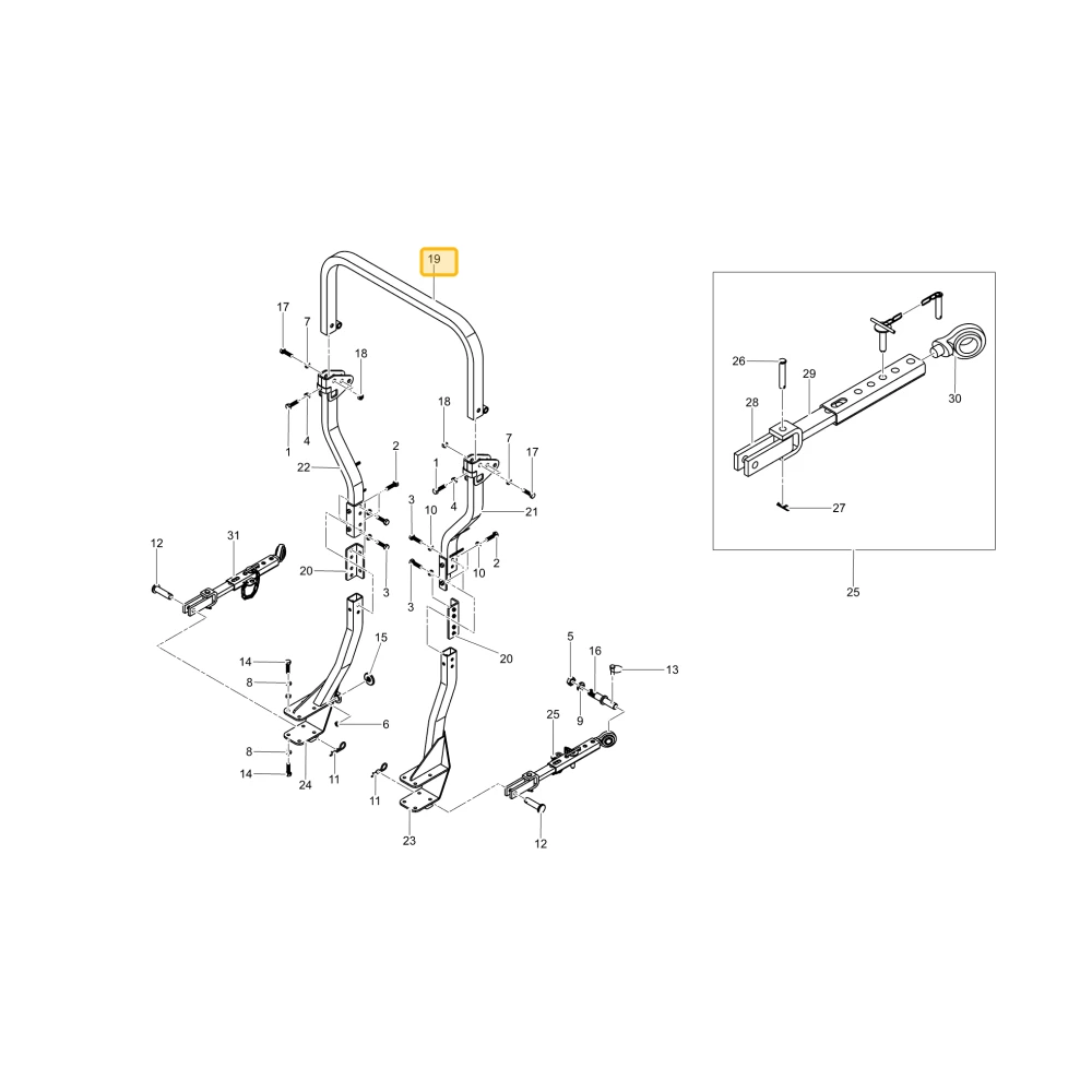 ROPS KIOTI T5230-88051
