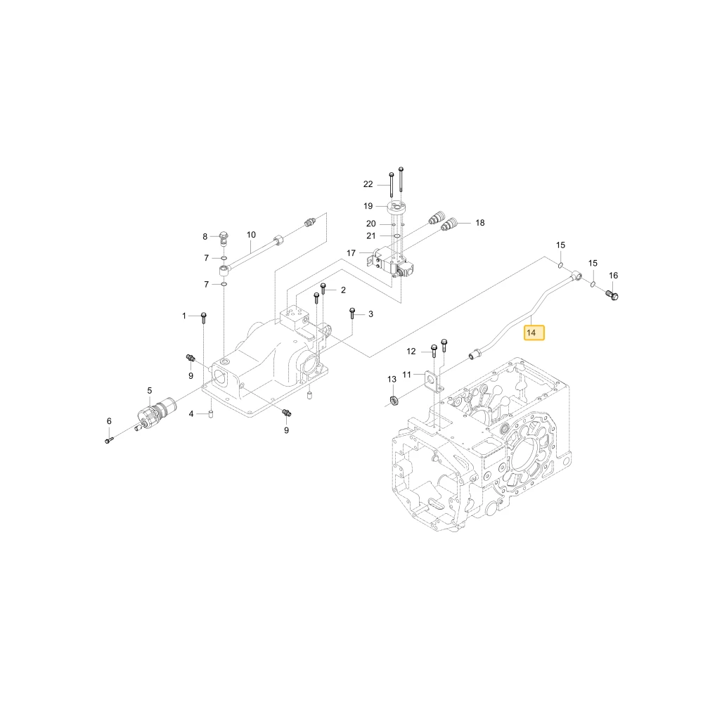 Rurka hydrauliczna J3 KIOTI T5245-36802