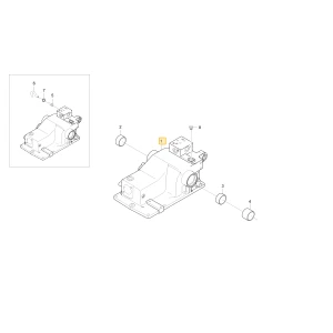 Korpus cylindra hydraulicznego KIOTI T5245-3711A