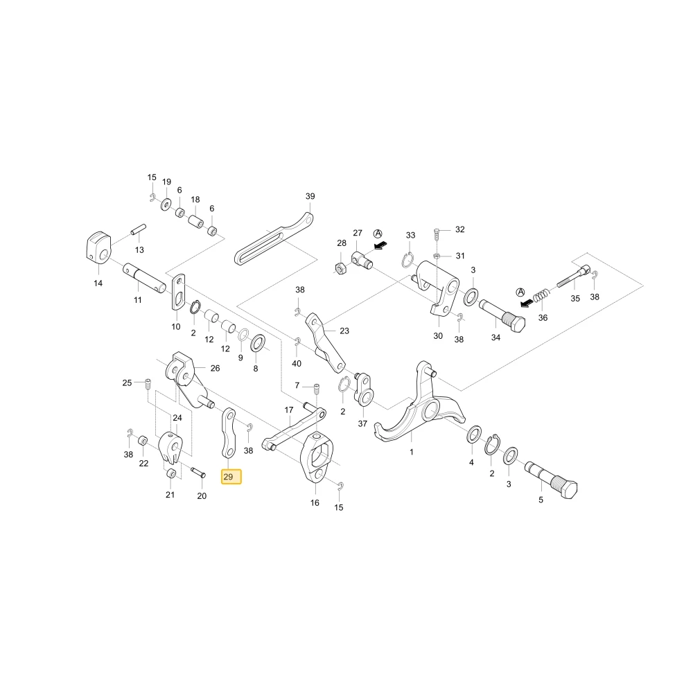 Łącznik kulkowy KIOTI T5245-39611