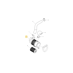 Filtr powietrza powietrza KIOTI T5270-11011