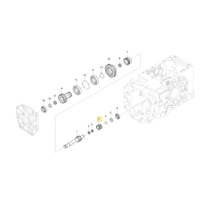 Koło zębate 17 KIOTI T5270-23632