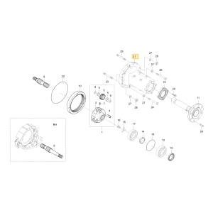 Obudowa Rearaxle KIOTI T5270-27313