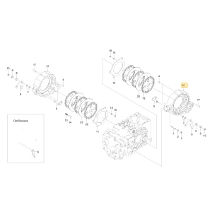 Obudowa lewego hamulca KIOTI T5270-28143