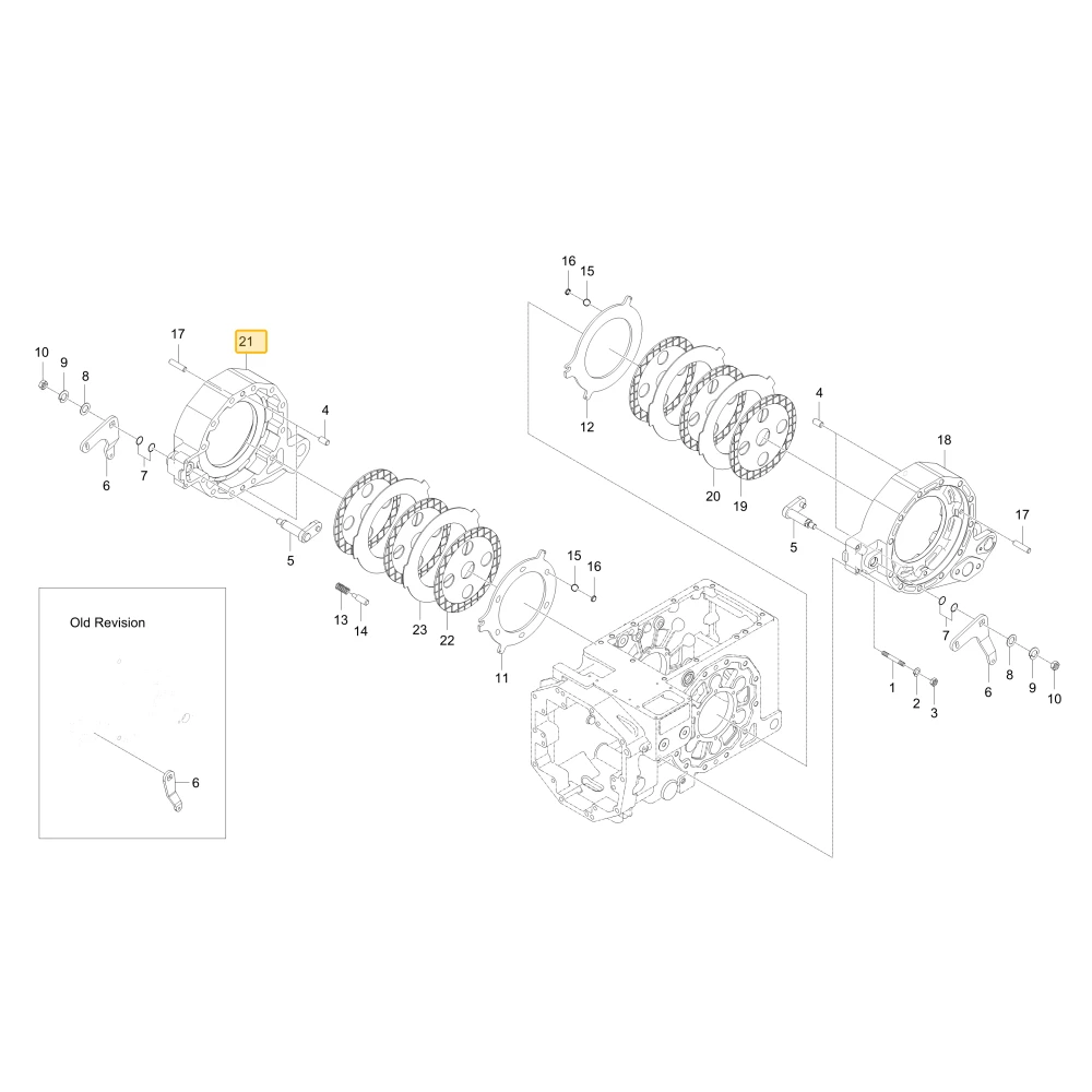 Obudowa prawego hamulca KIOTI T5270-28151