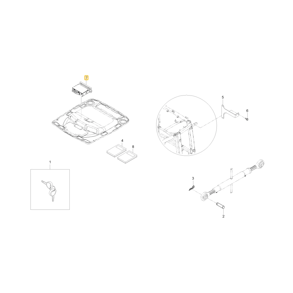 Radio Accessories KIOTI T5270-55171