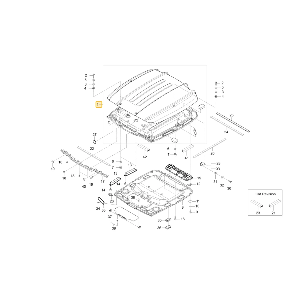 Dach KIOTI T5270-81003OE