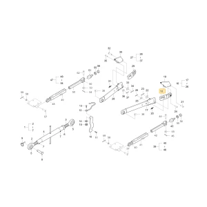 Obudowa dolnego lewego łącznika KIOTI T5275-93031