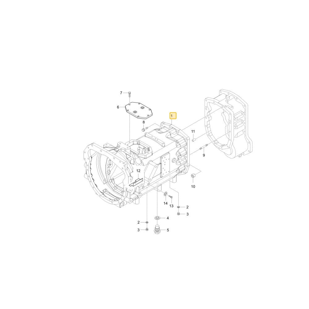 Obudowa sprzęgła KIOTI T5310-14114