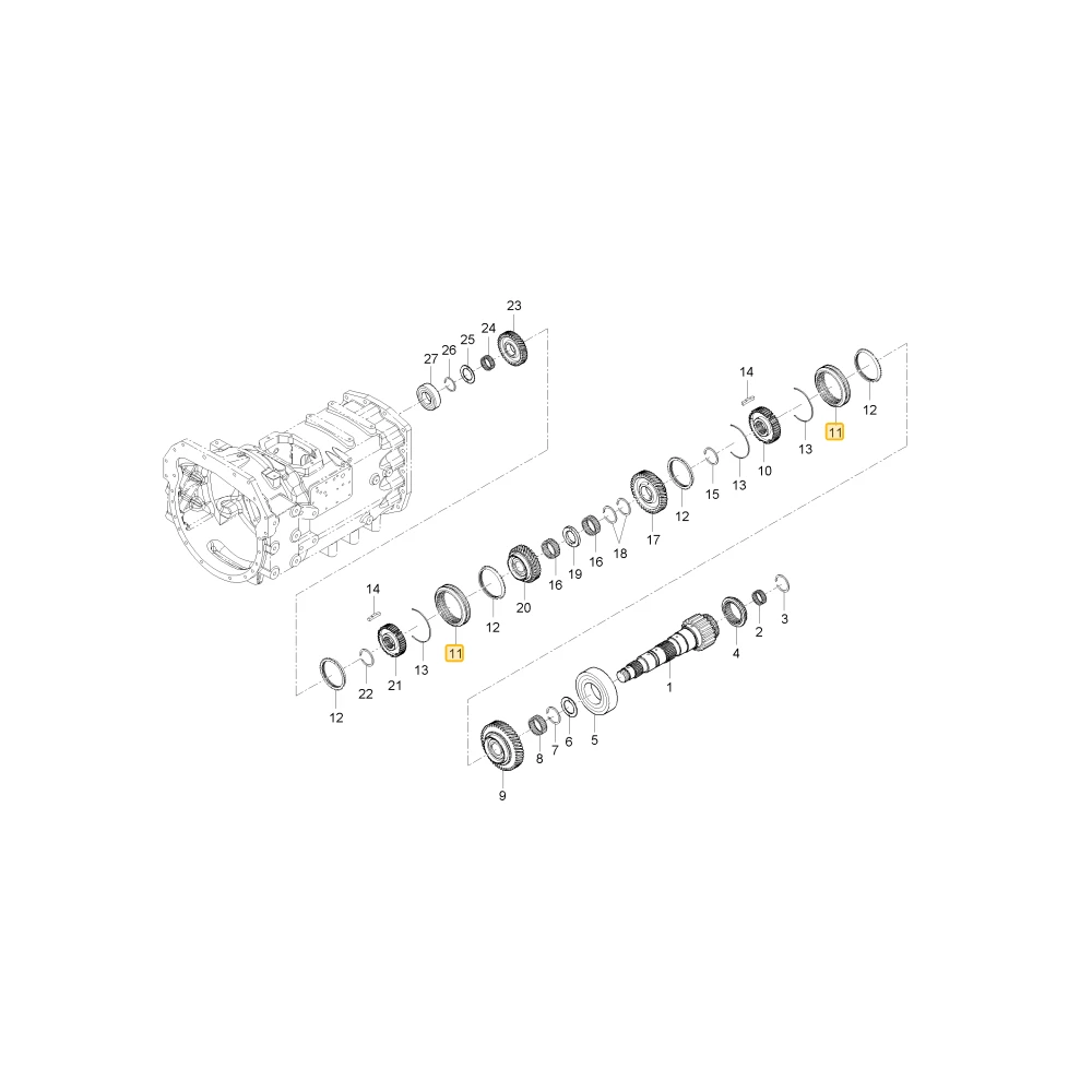 Mechanizm zmiany biegów KIOTI T5310-21781