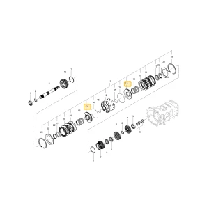 Tłok niskego sprzęgła Hi KIOTI T5310-21921