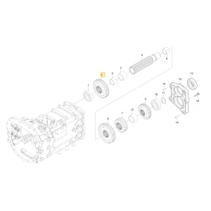 Koło zębate 32 KIOTI T5310-22532