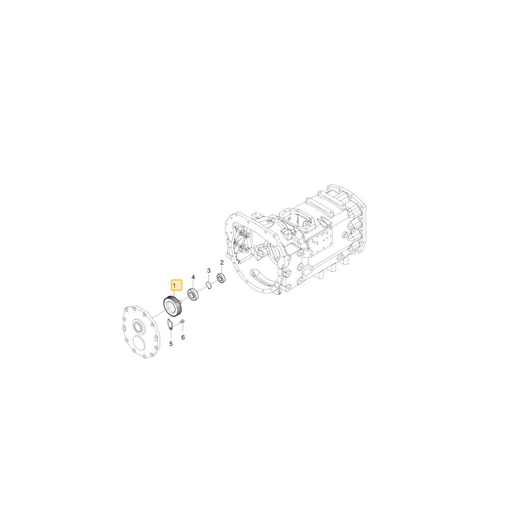 Wał koła zębatego 25 KIOTI T5310-22592
