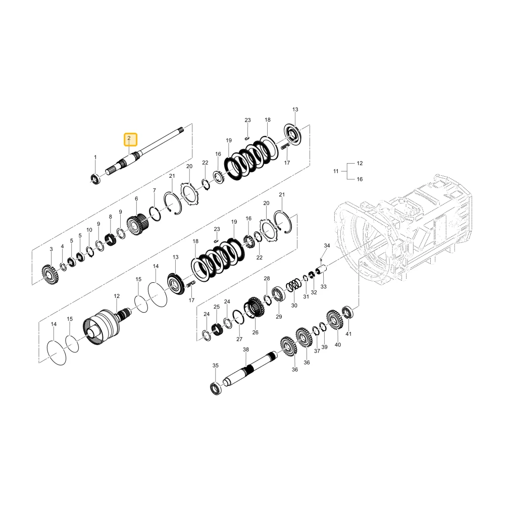 Wał rewersu KIOTI T5310-22633