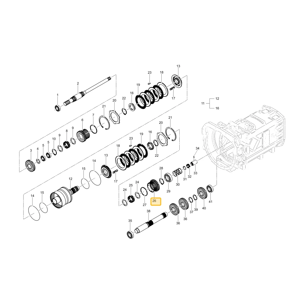 Koło zębate 29 KIOTI T5310-22663