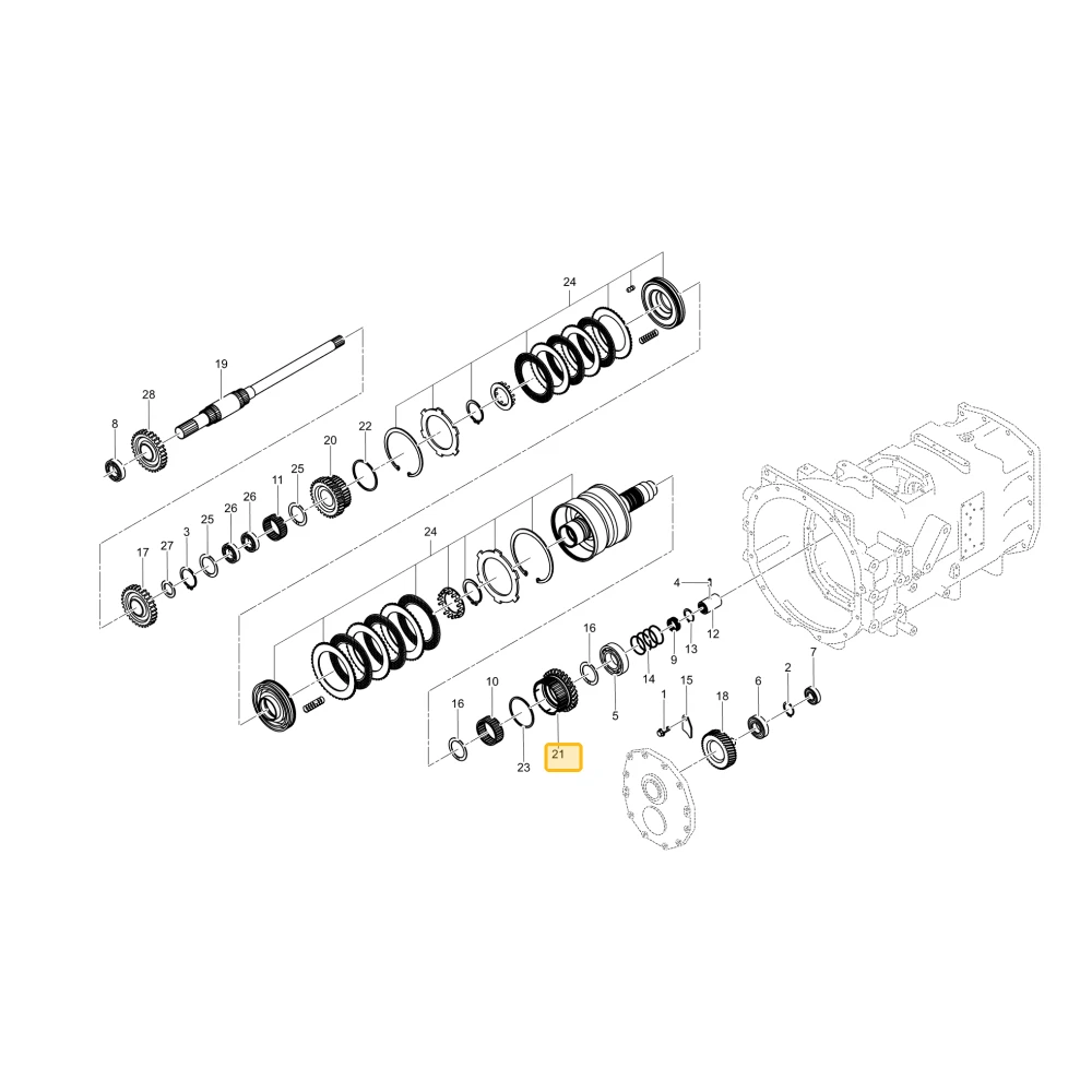 Koło zębate 29 KIOTI T5310-22664