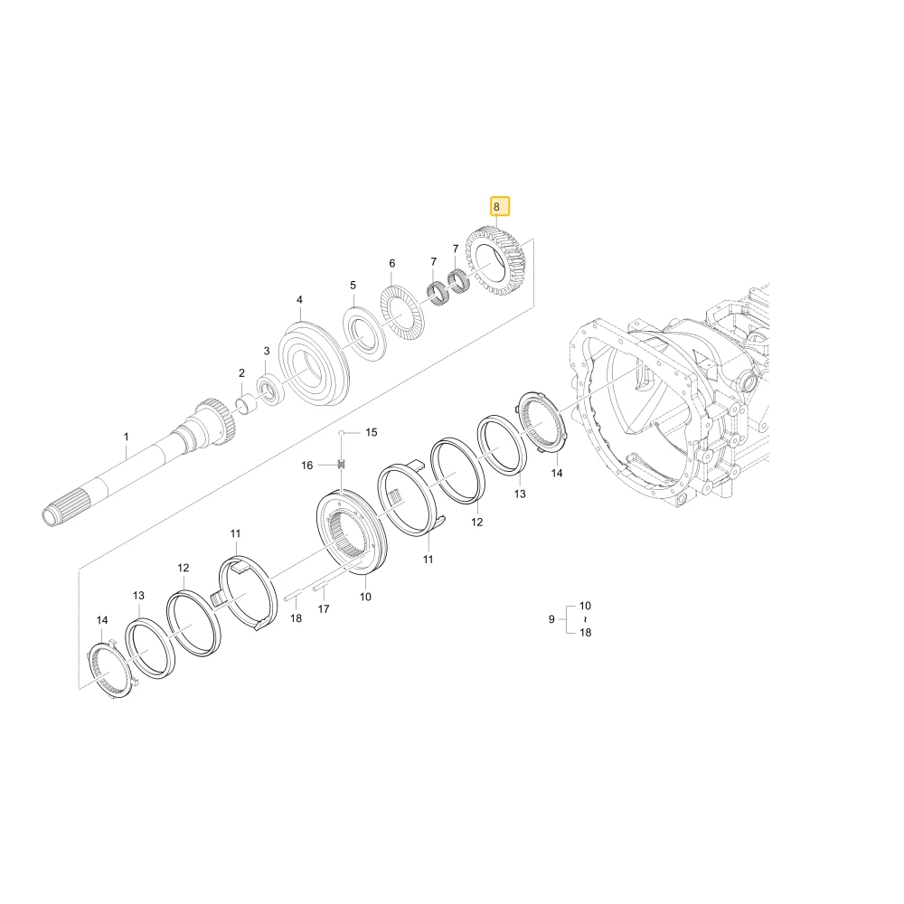 Koło zębate 29 KIOTI T5310-23562