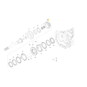 Koło zębate 29 KIOTI T5310-23562