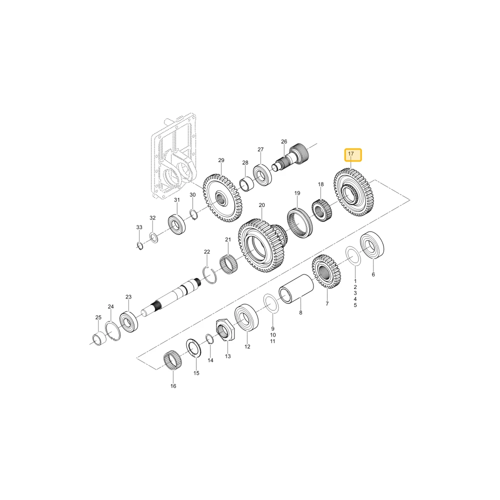 Koło zębate 34 KIOTI T5310-23682