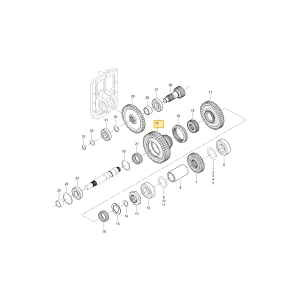 Koło zębate 43 20 KIOTI T5310-23692