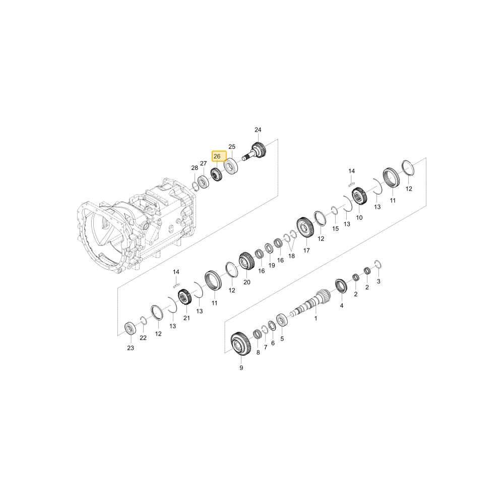 Koło zębate 27 KIOTI T5310-23781