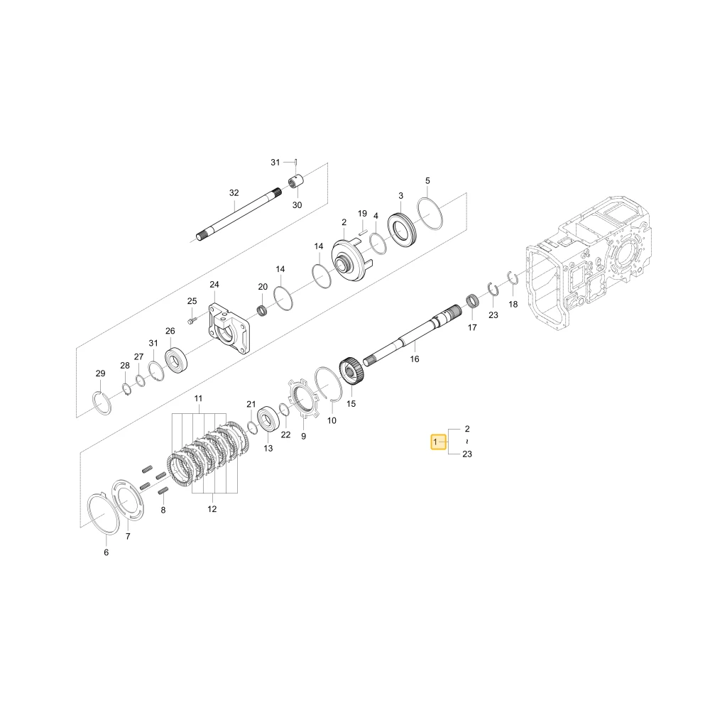 Sprzęgło WOM KIOTI T5310-25602
