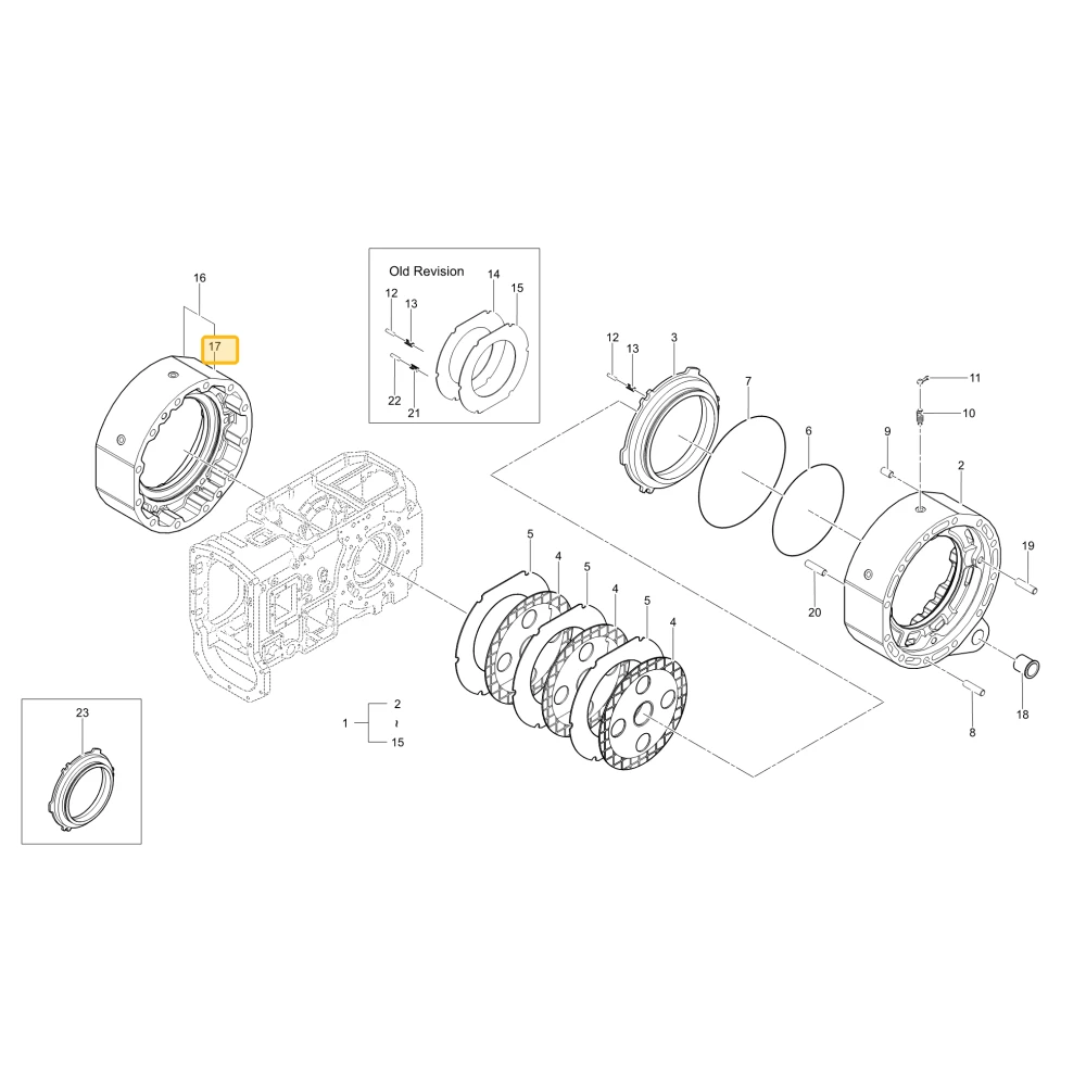 Obudowa prawego hamulca KIOTI T5310-26431