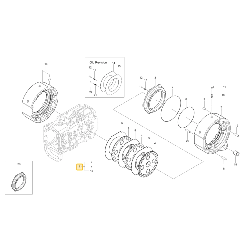 Obudowa lewego hamulca KIOTI T5310-26613